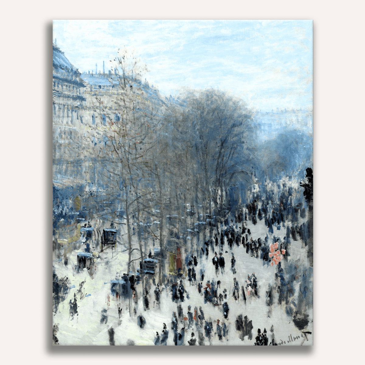 Boulevard des Capucines by Claude Monet - Number Artist Paint by Numbers Kits