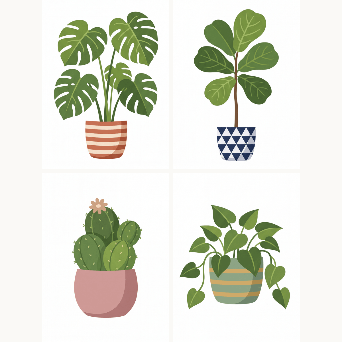 Leafy Minimalism - Number Artist Paint by Numbers Kits