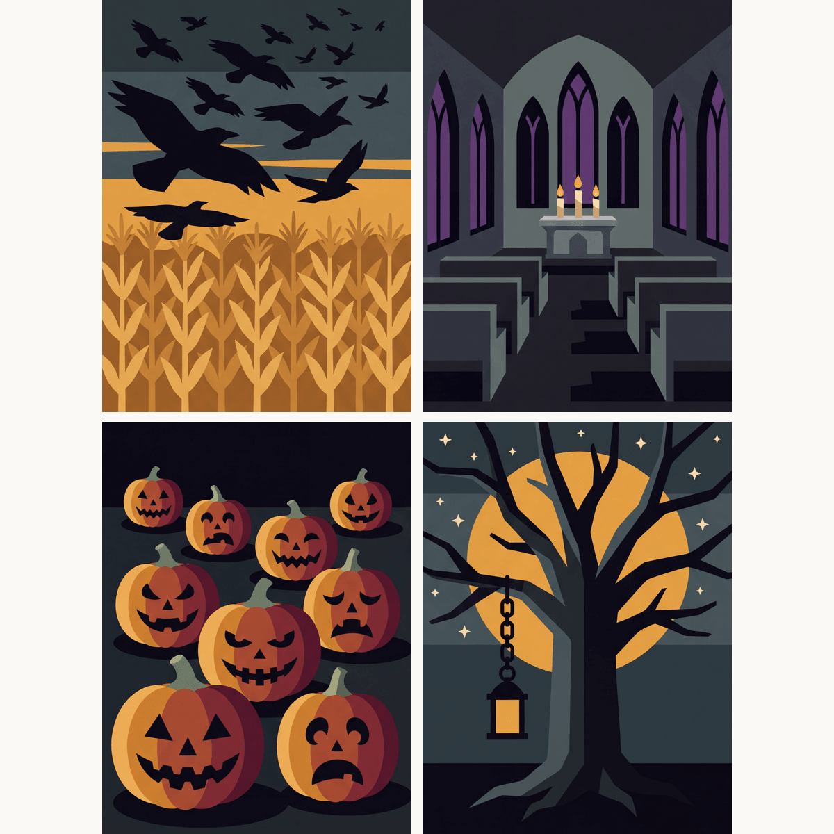 October Gloom - Number Artist Paint by Numbers Kits