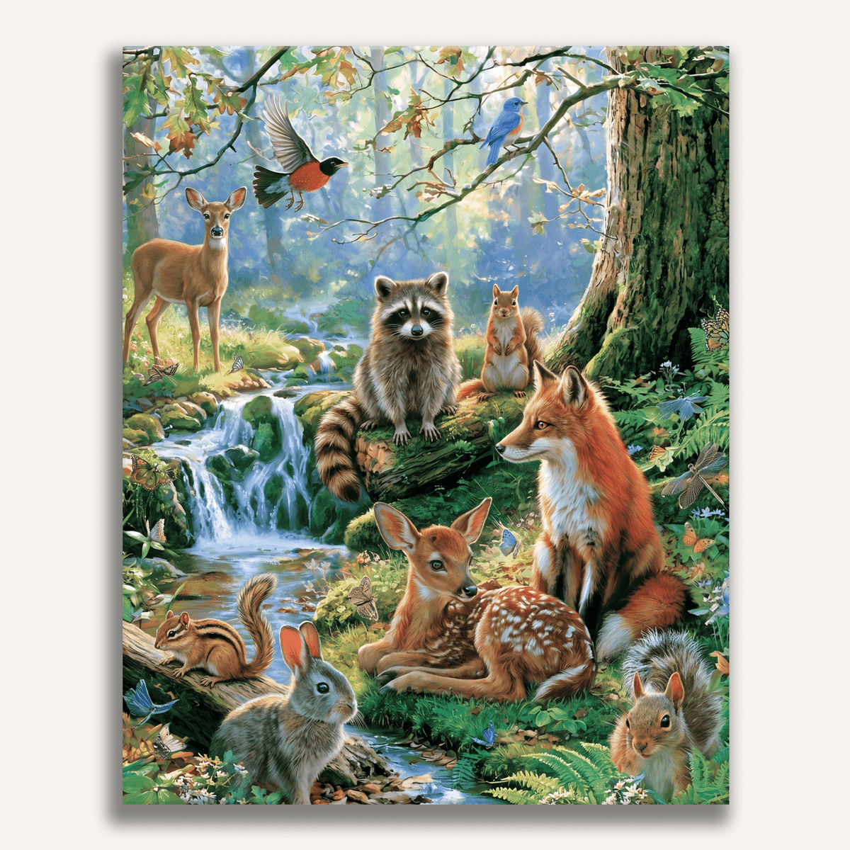 Forest Friends - Number Artist Paint by Numbers Kits