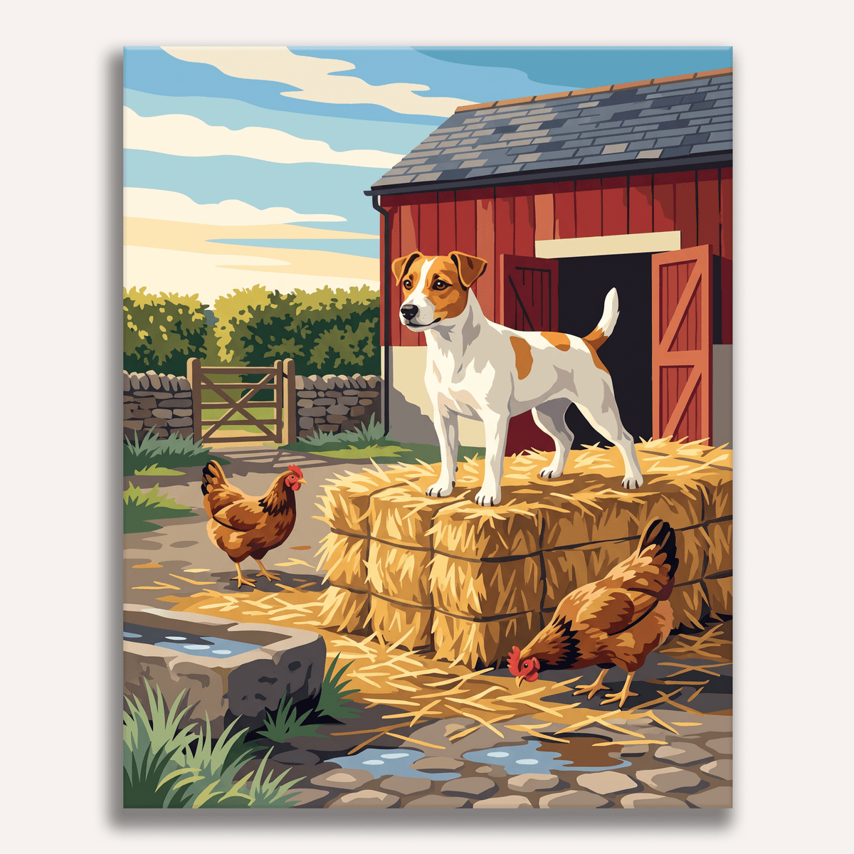 Hay Bale Boss - Number Artist Paint by Numbers Kits