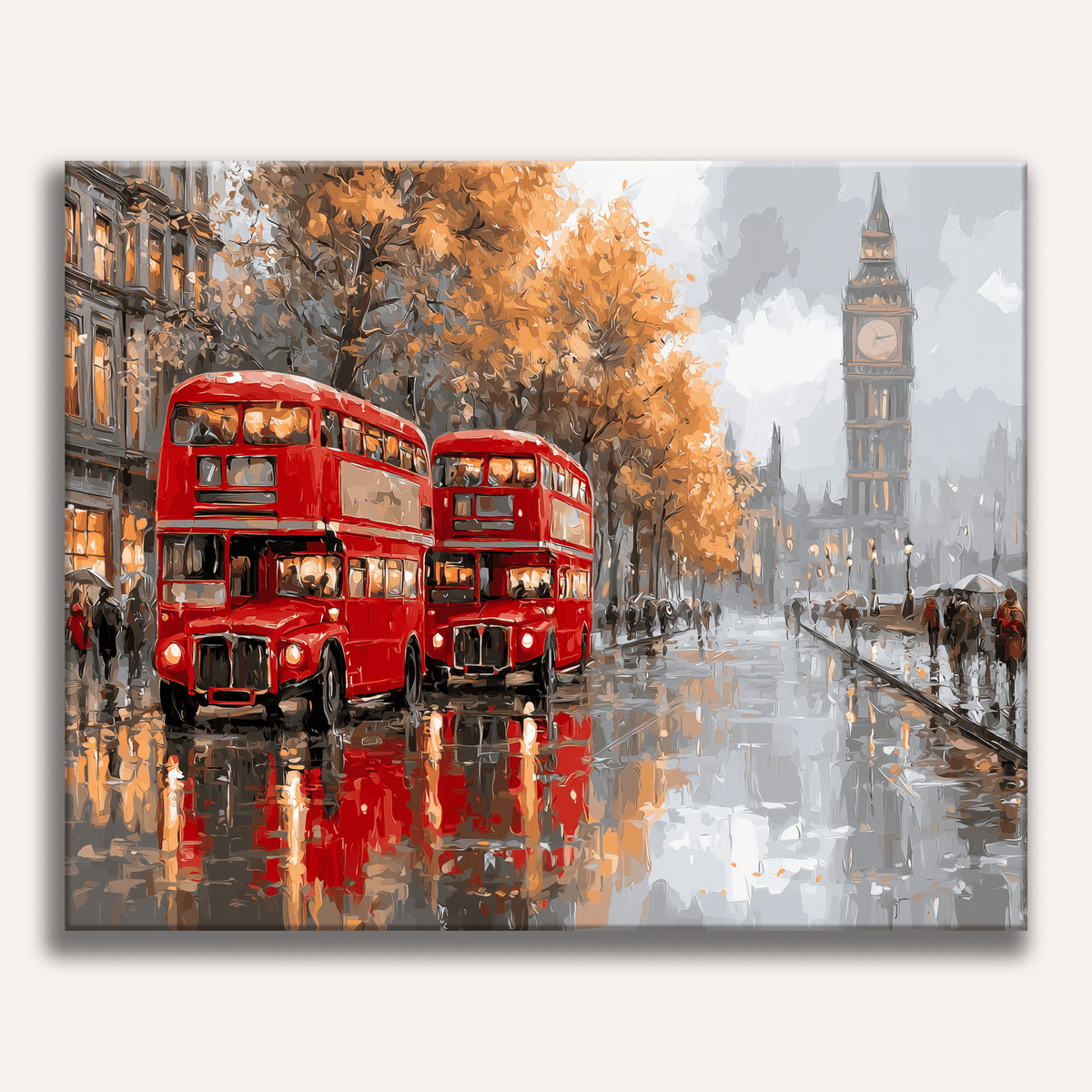 London in a Hurry - Number Artist Paint by Numbers Kits