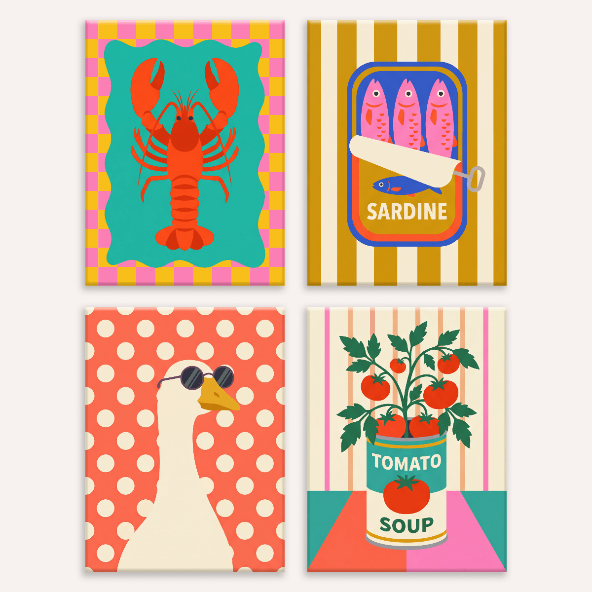 Pop Art Pantry - Number Artist Paint by Numbers Kits