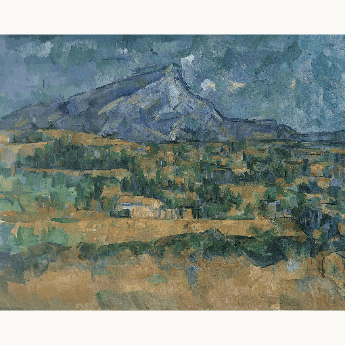 Mont Sainte-Victoire by Paul Cezanne - Number Artist Paint by Numbers Kits