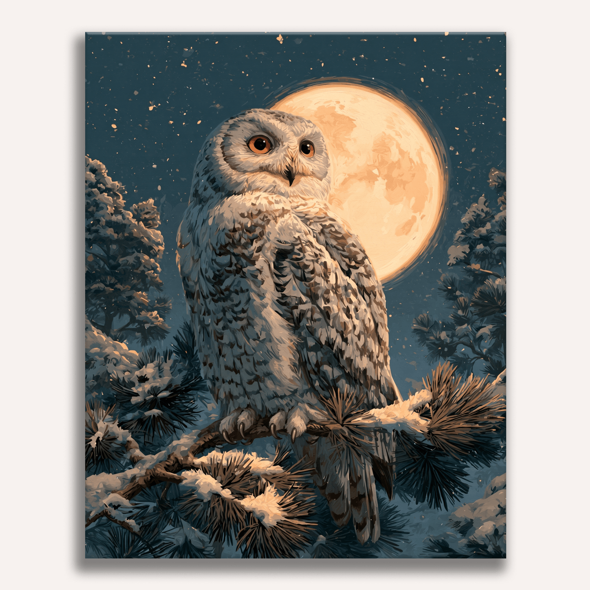 Nocturnal Winter - Number Artist Paint by Numbers Kits