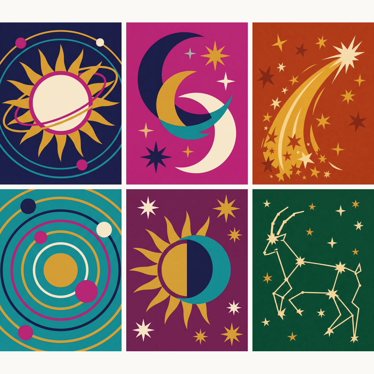 Celestial Geometry - Number Artist Paint by Numbers Kits