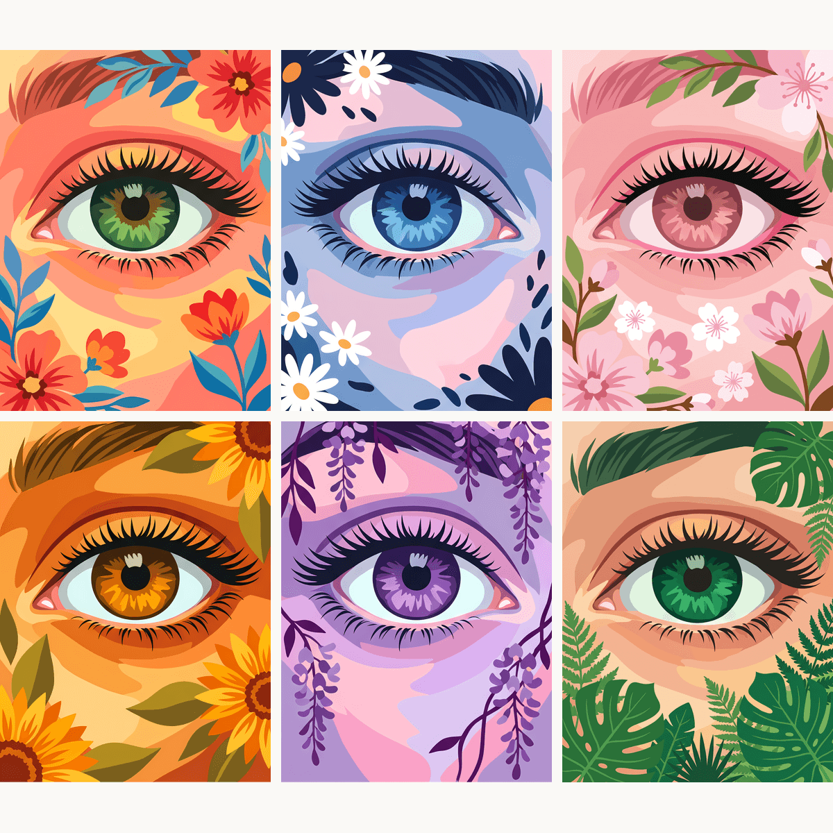 Floral Gaze | 6 Mini Kits