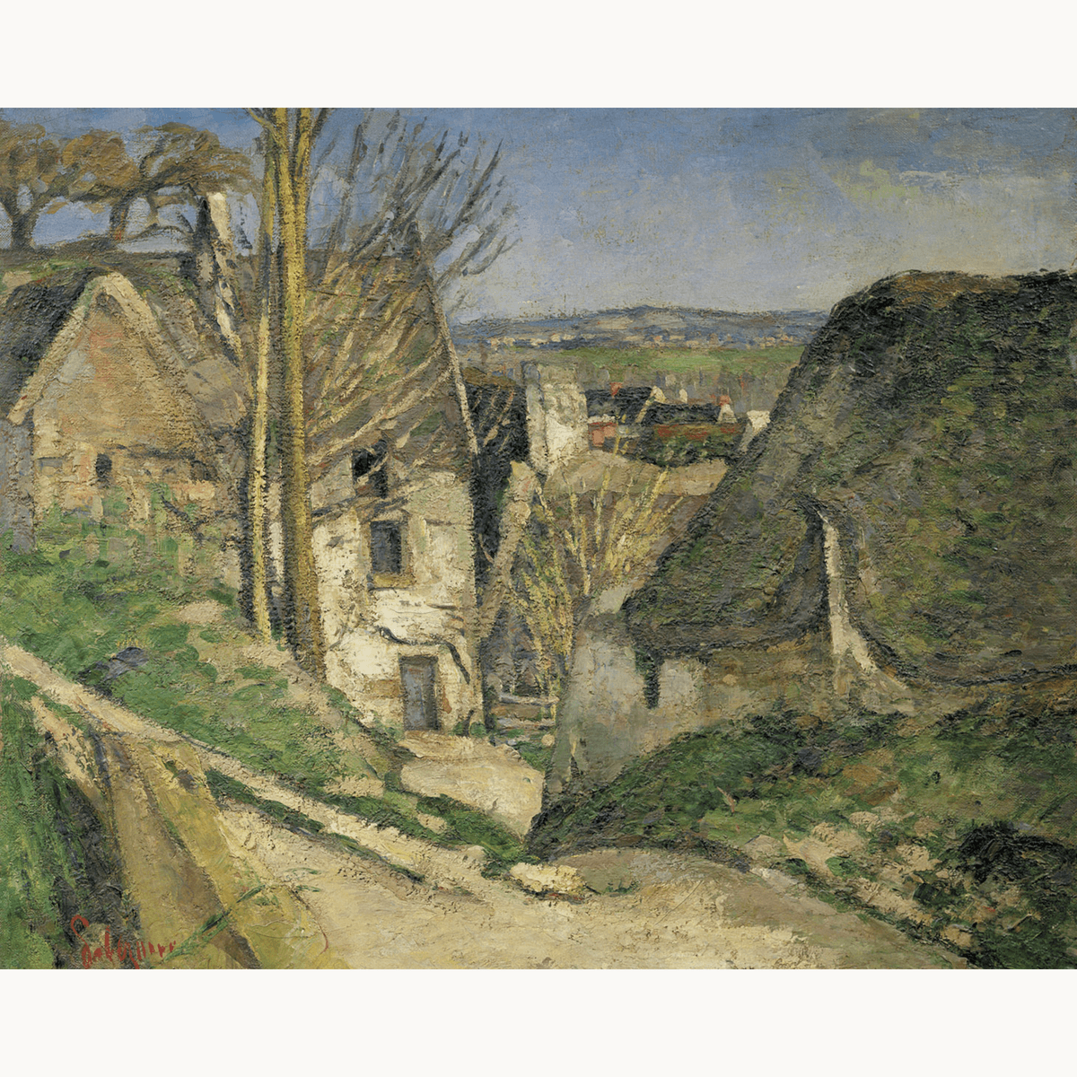 The House of the Hanged Man by Paul Cezanne - Number Artist Paint by Numbers Kits