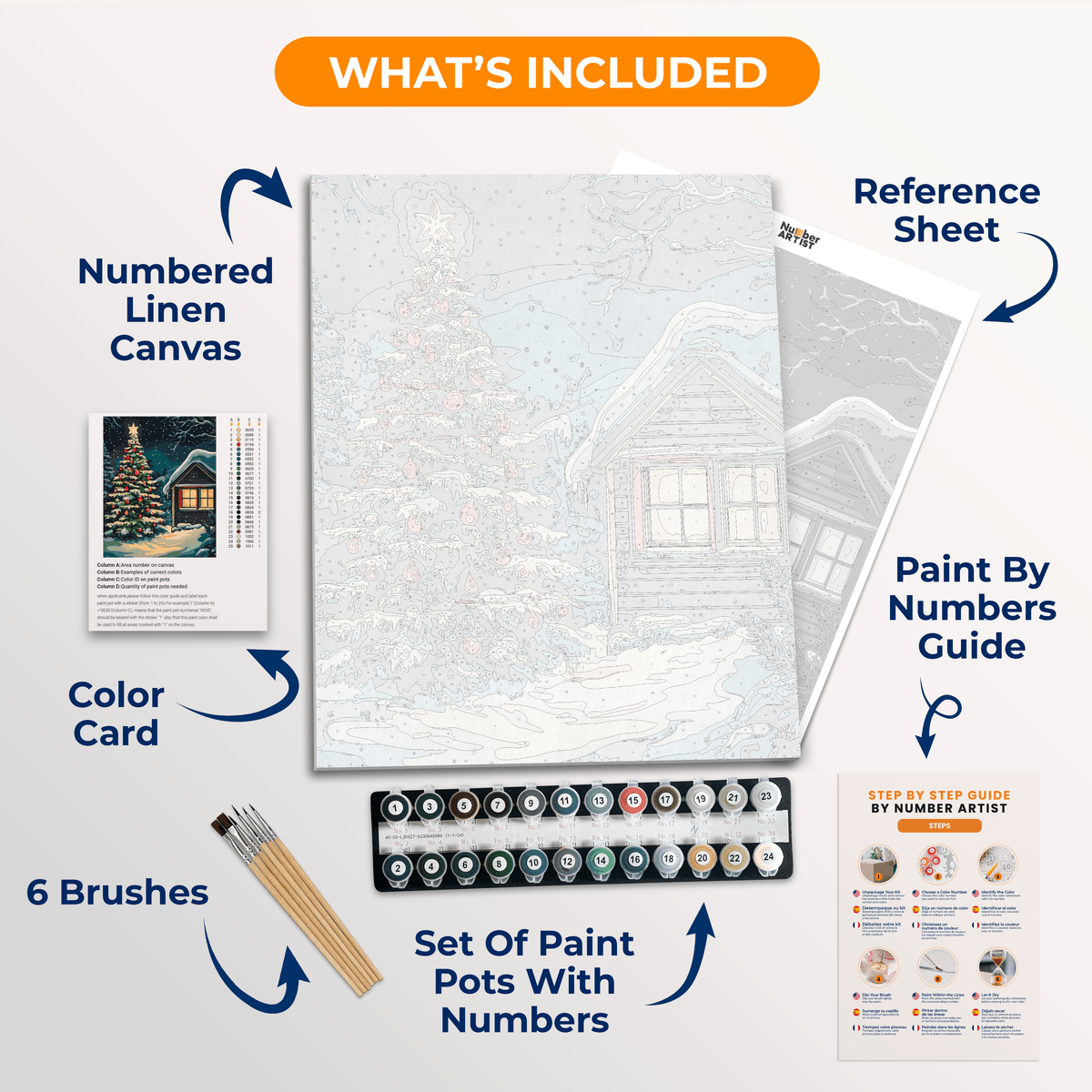 Shining Star - Number Artist Paint by Numbers Kits