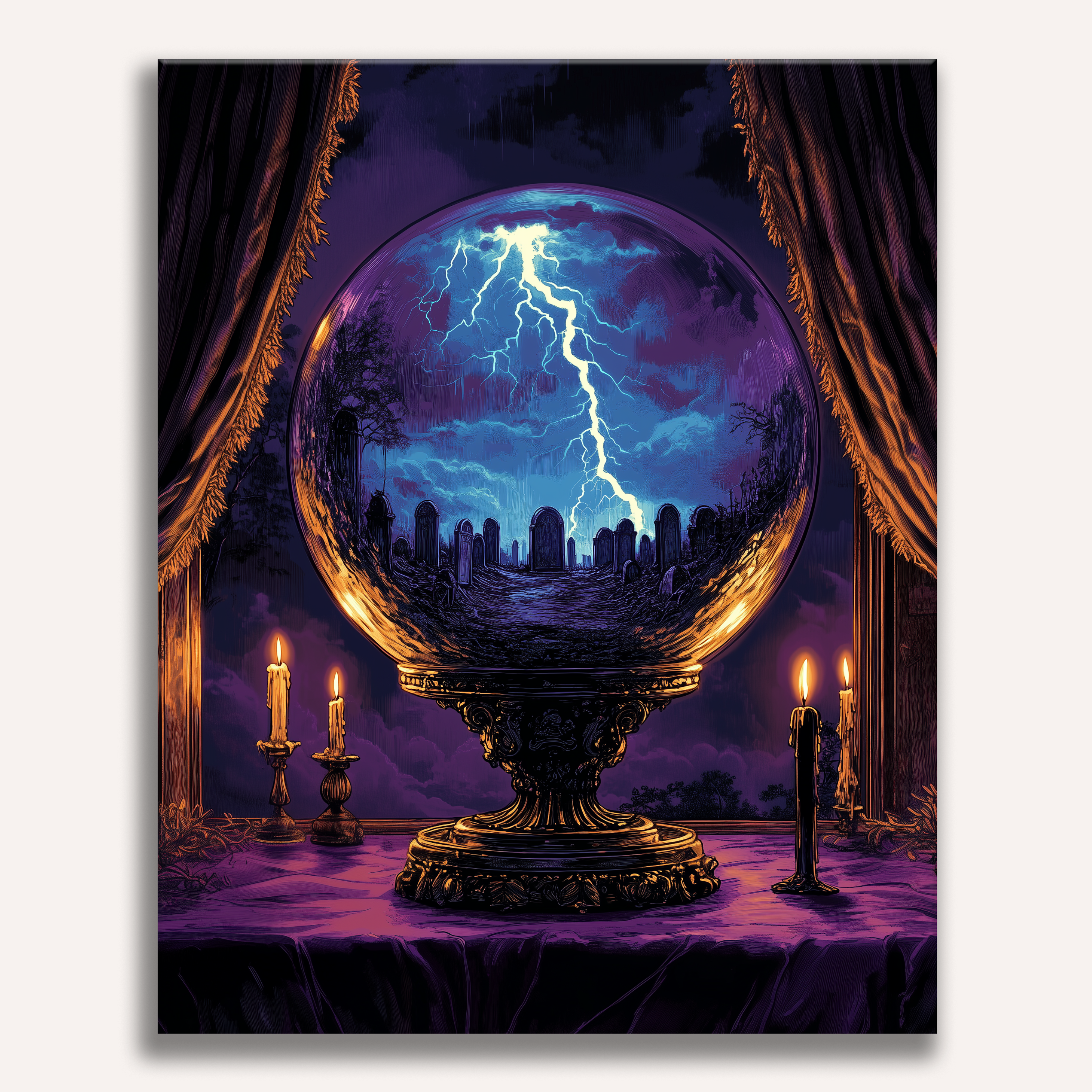 Cemetery Watcher - Number Artist Paint by Numbers Kits