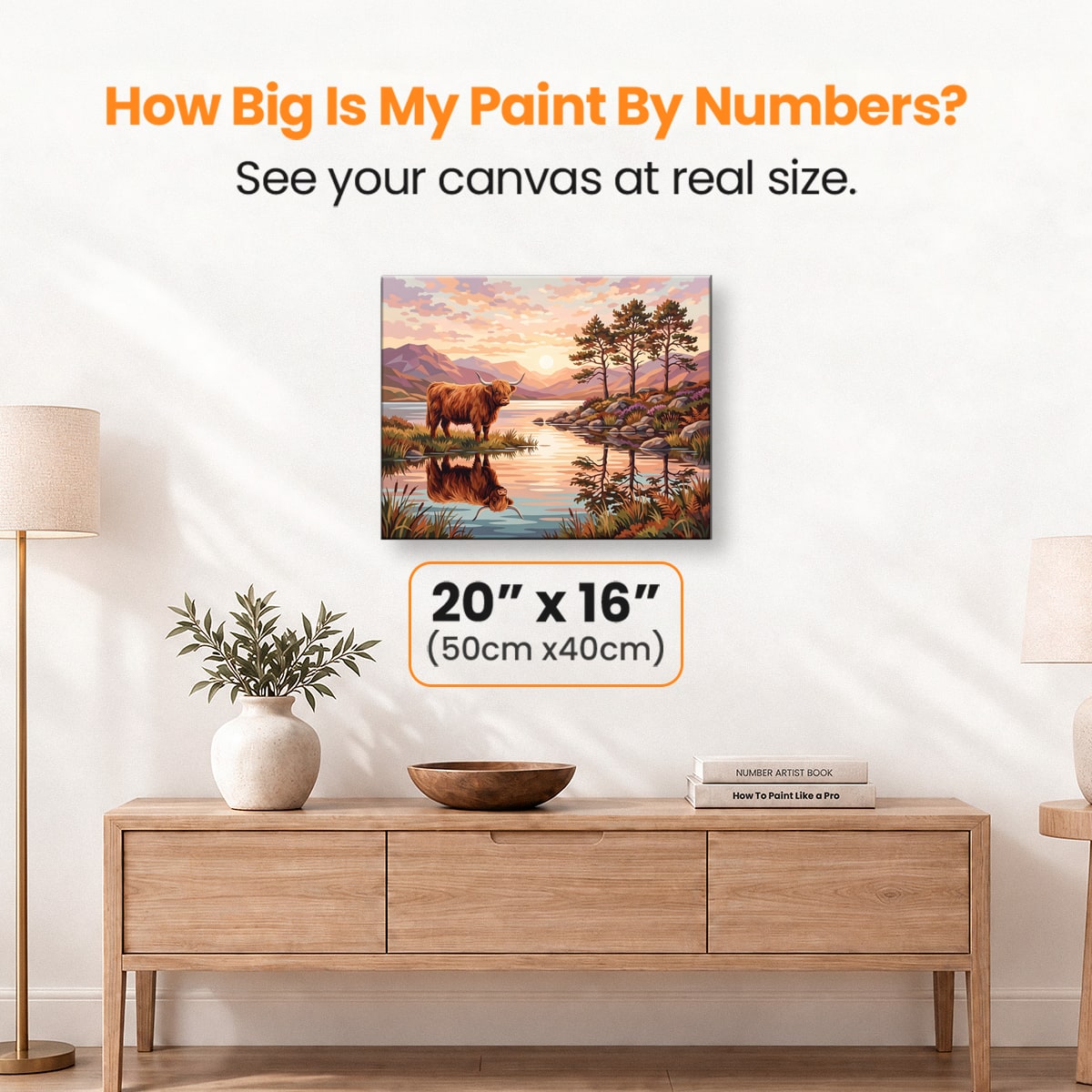 Still Loch Evening - Number Artist Paint by Numbers Kits