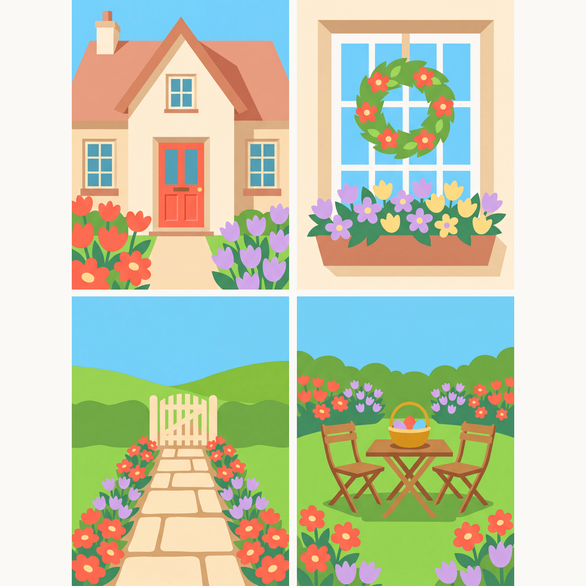 Cottage Welcome - Number Artist Paint by Numbers Kits