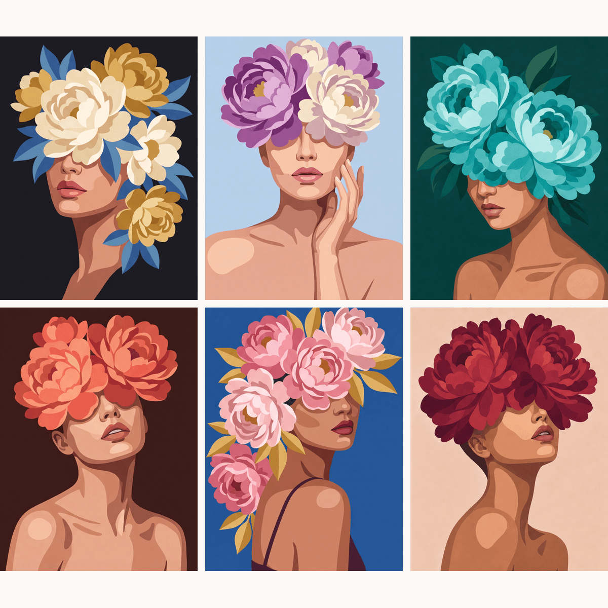 Beauty in Bloom - Number Artist Paint by Numbers Kits