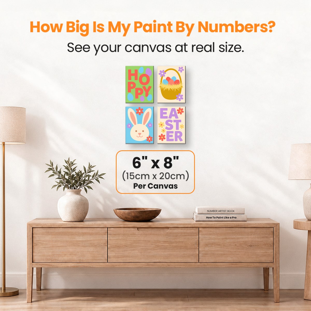 Hoppy Easter - Number Artist Paint by Numbers Kits
