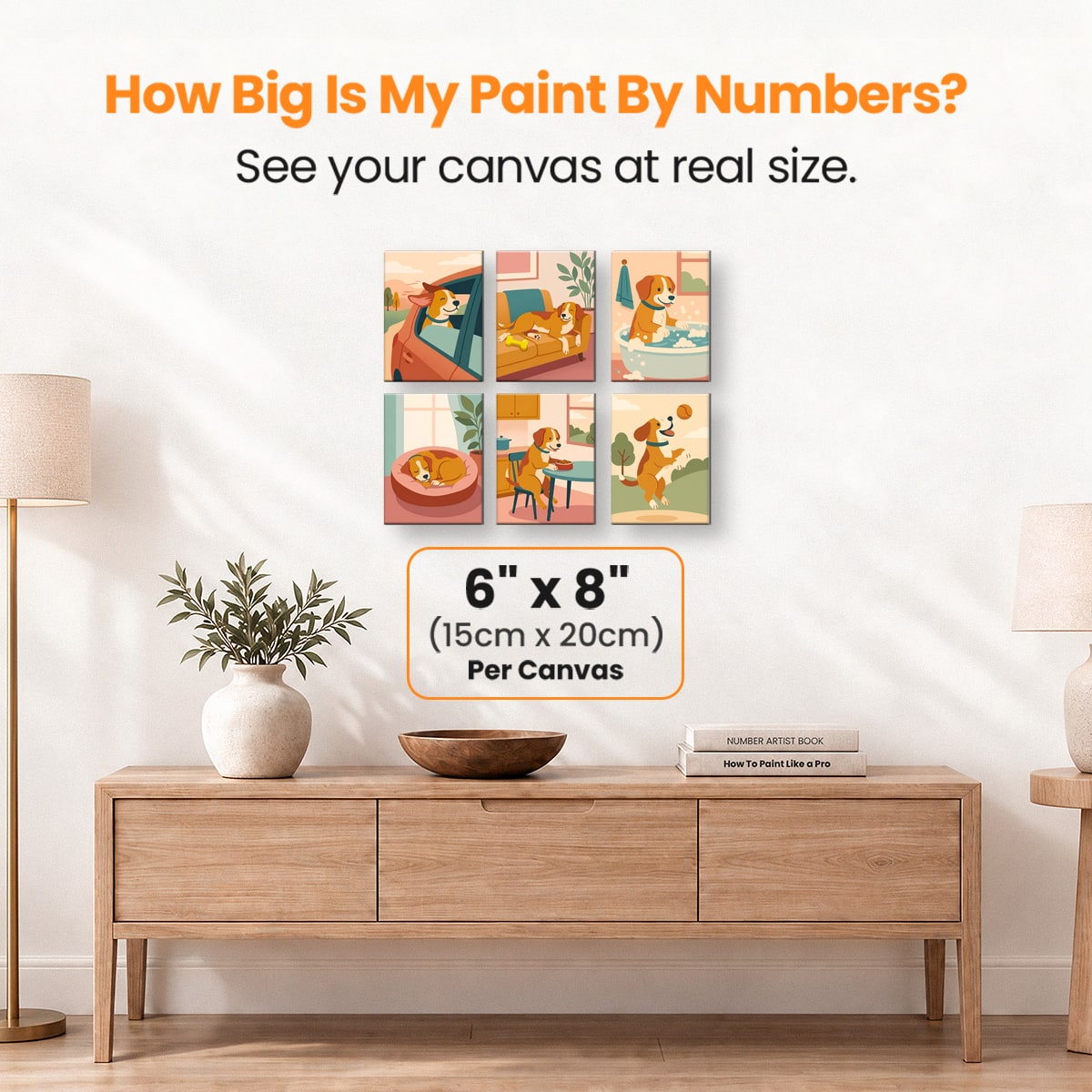 Canine Days - Number Artist Paint by Numbers Kits