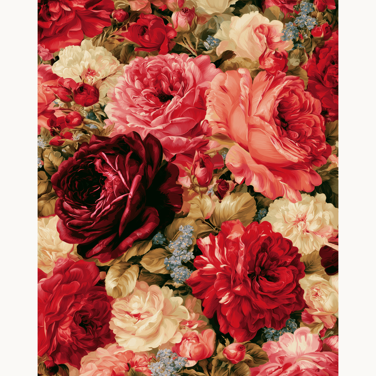 Rose Abundance - Number Artist Paint by Numbers Kits