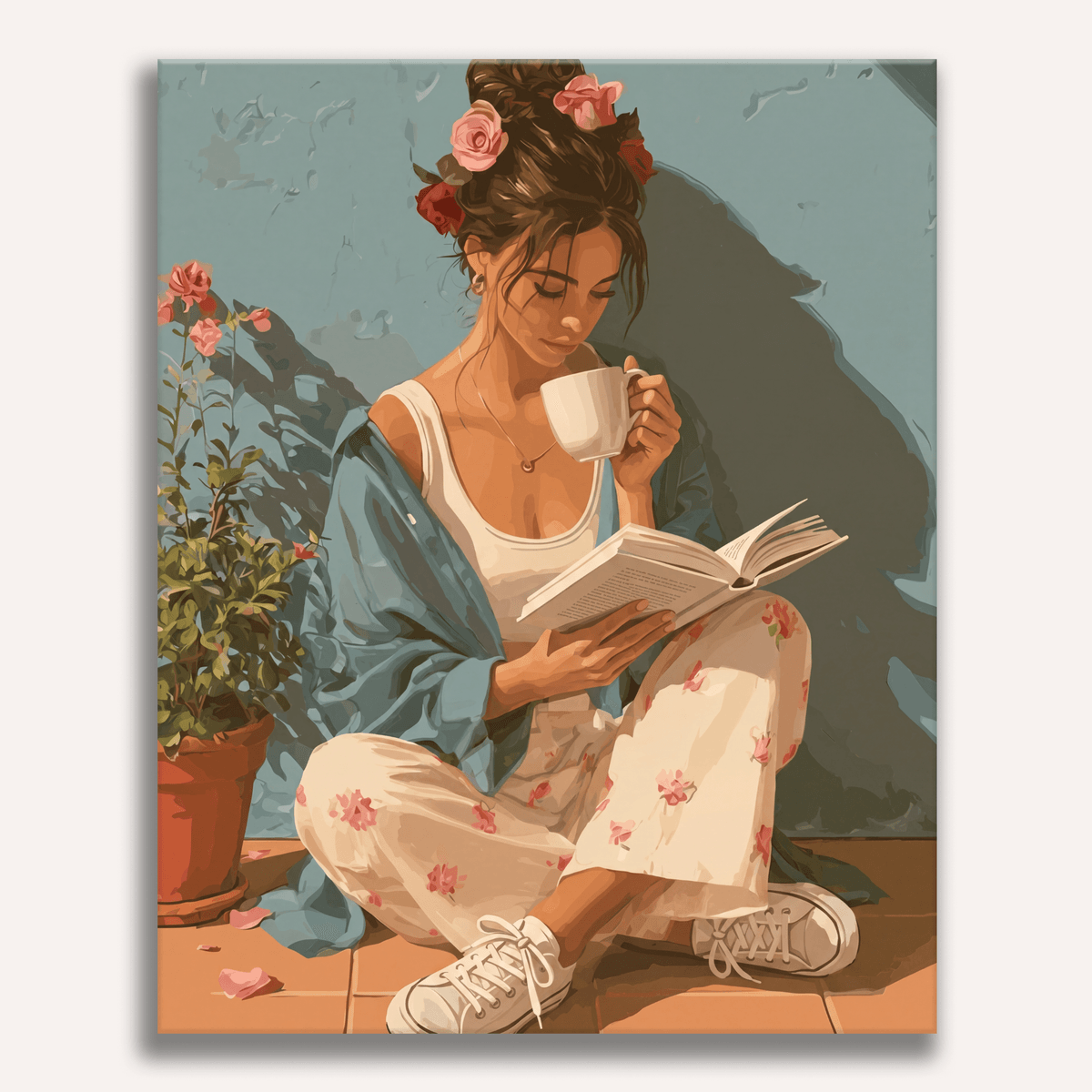 Morning Routine - Number Artist Paint by Numbers Kits