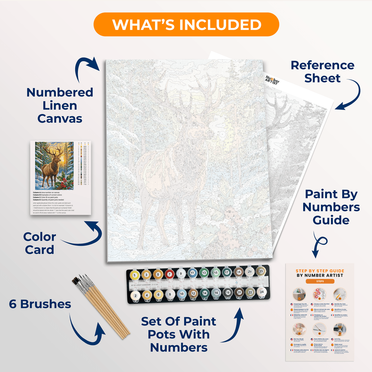 Noble Spirit - Number Artist Paint by Numbers Kits