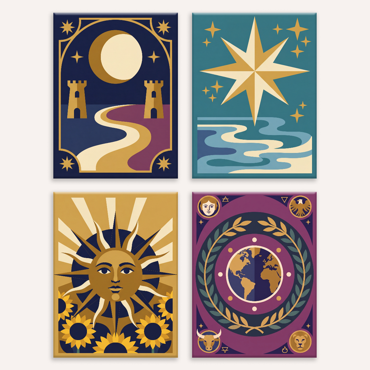 Tarot Cards Vol I - Number Artist Paint by Numbers Kits