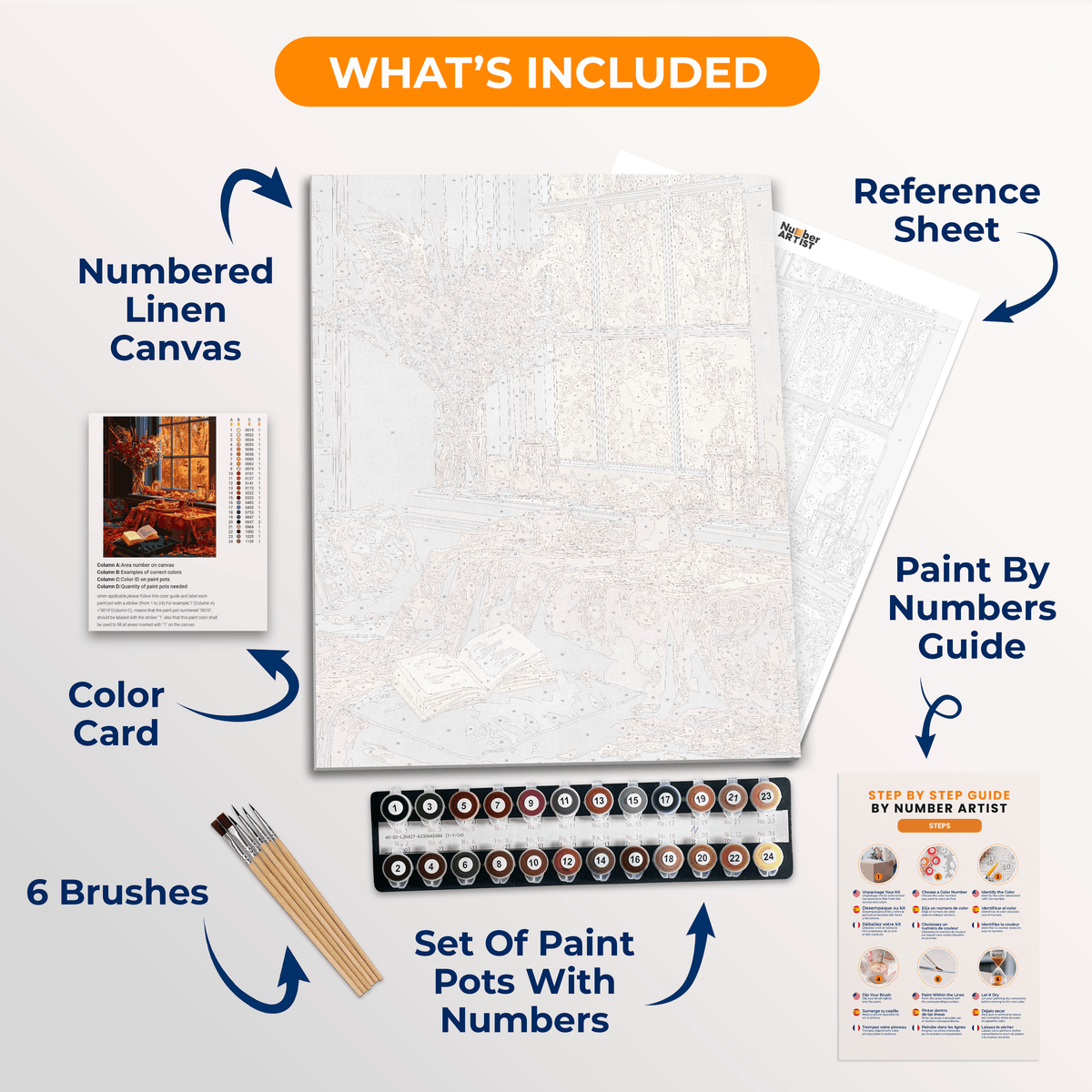 Relaxing Fall - Number Artist Paint by Numbers Kits