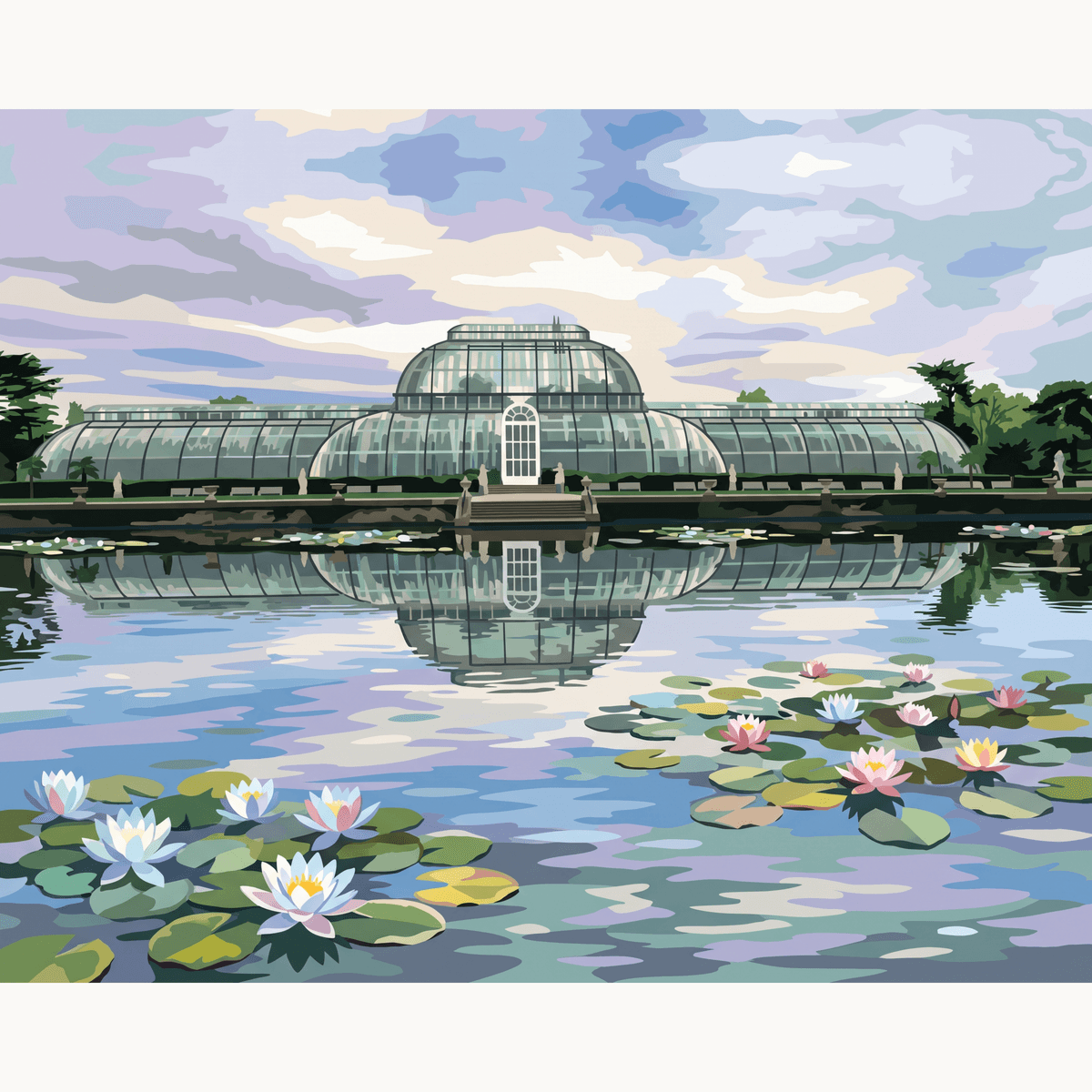 Palm House Summer - Number Artist Paint by Numbers Kits