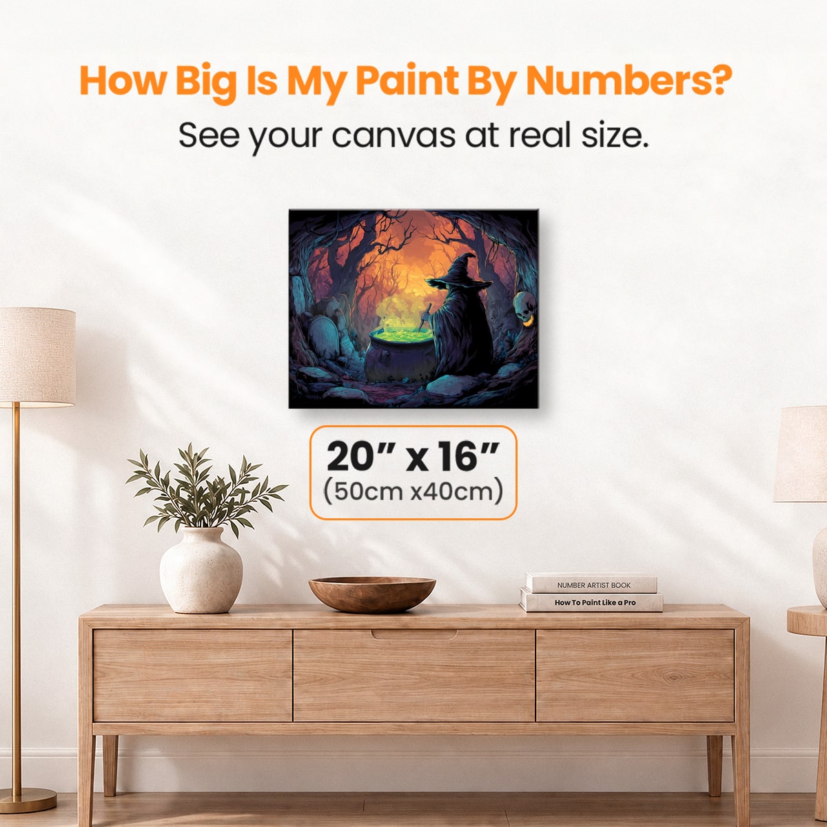 Witch of the Woods - Number Artist Paint by Numbers Kits