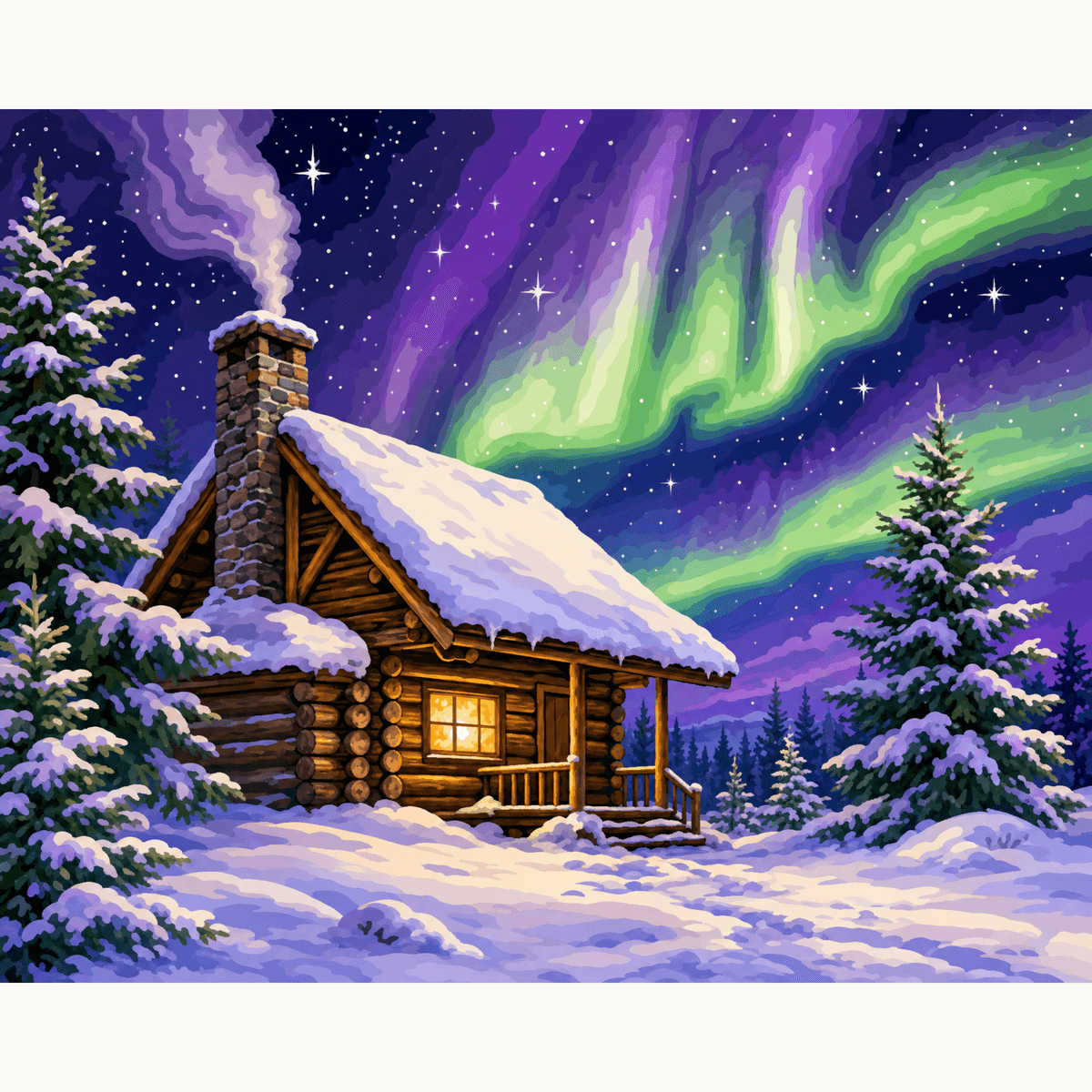Northern Magic - Number Artist Paint by Numbers Kits