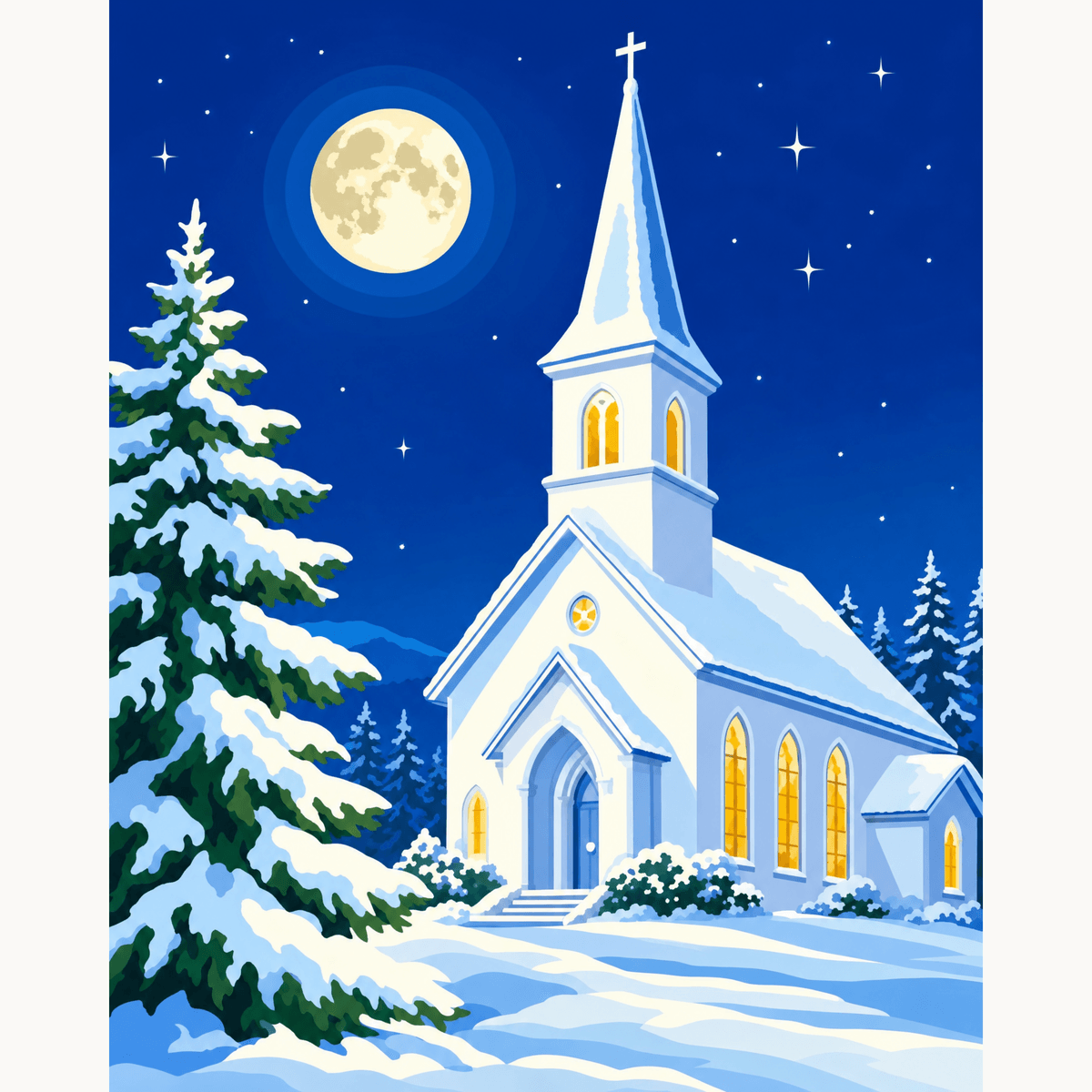 Midnight Peace - Number Artist Paint by Numbers Kits