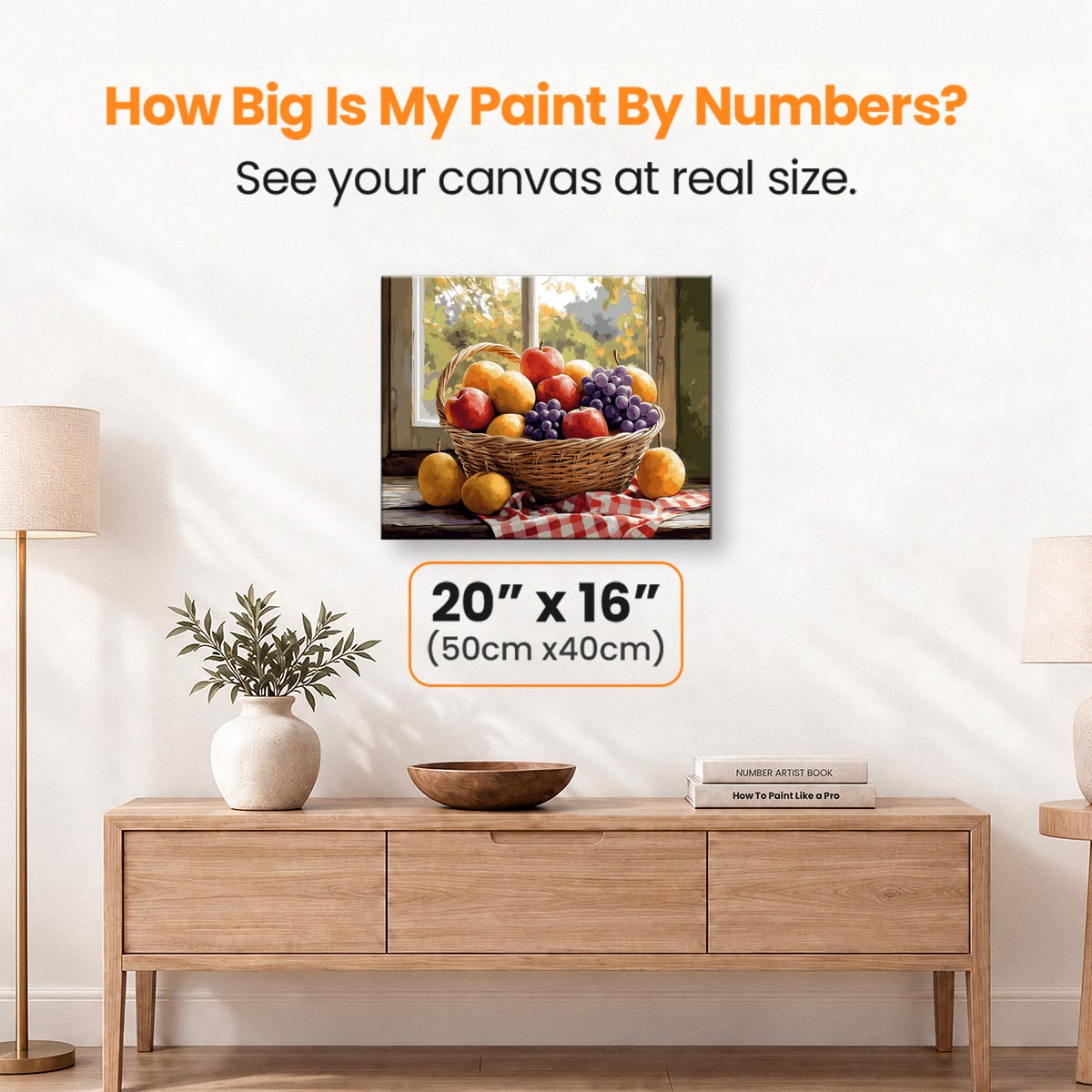 Fruit Basket - Number Artist Paint by Numbers Kits