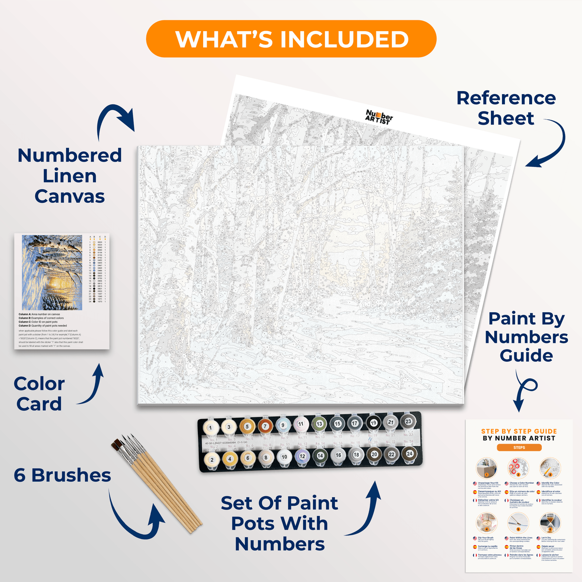 Hopeful Dawn - Number Artist Paint by Numbers Kits