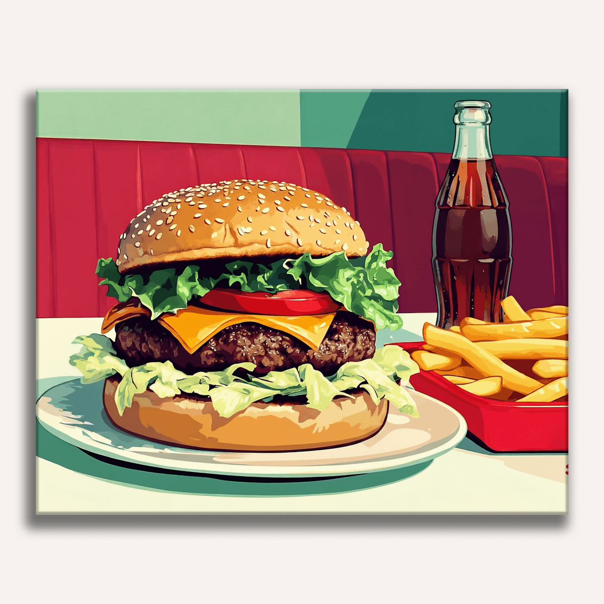 Delicious Diner - Number Artist Paint by Numbers Kits