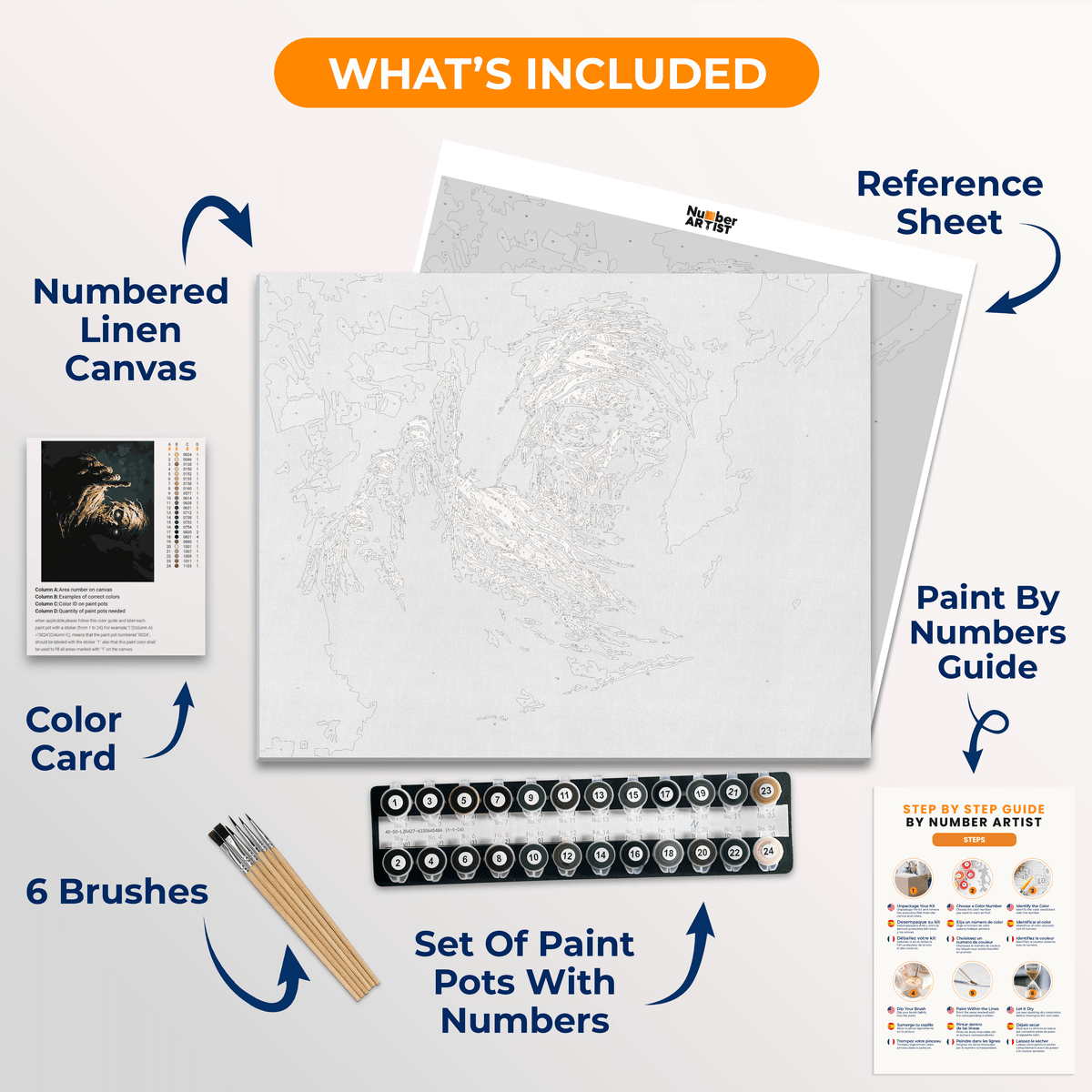 Mumified - Number Artist Paint by Numbers Kits