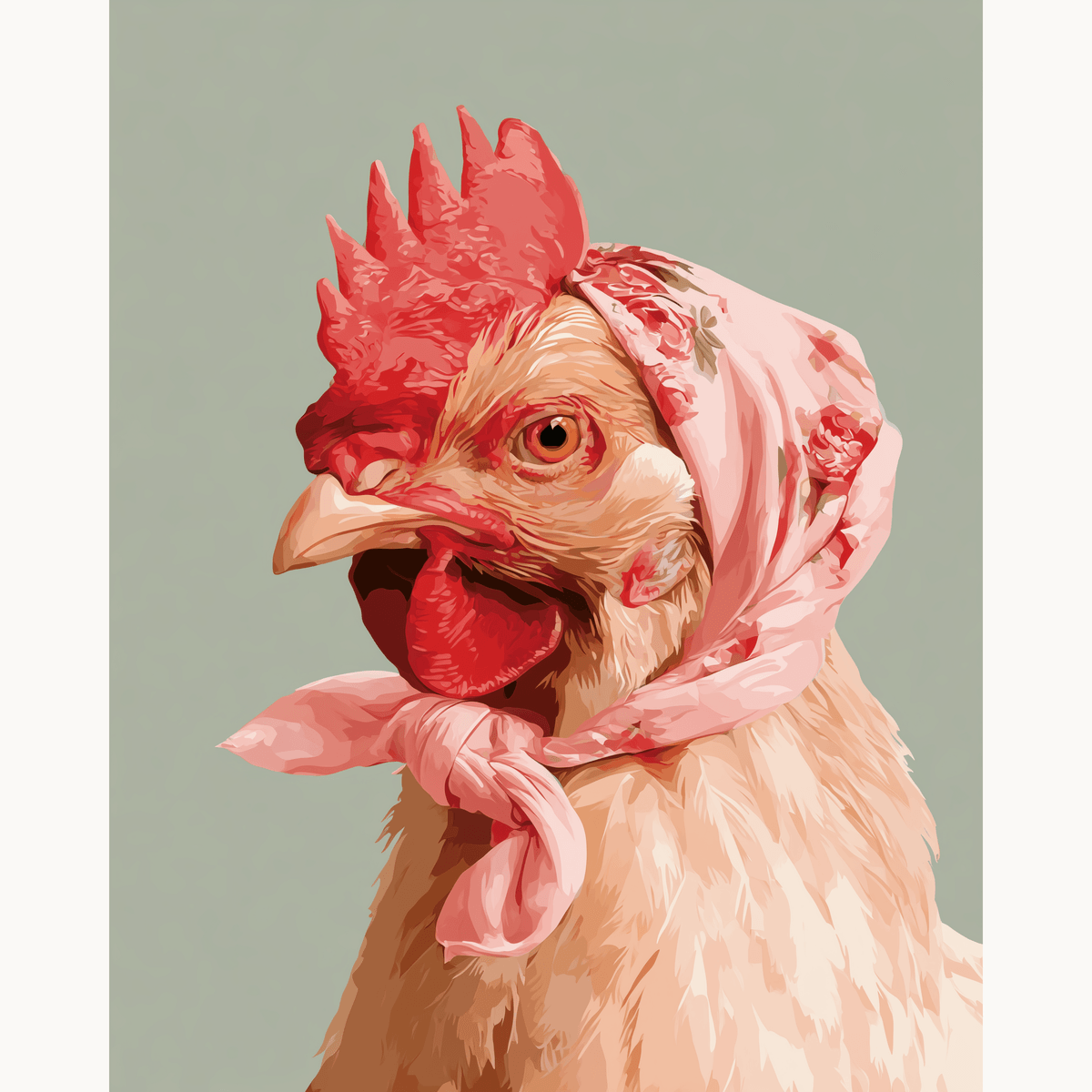 Hen's Portrait - Number Artist Paint by Numbers Kits