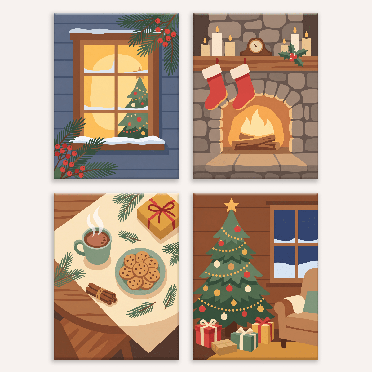 Merry Little Christmas - Number Artist Paint by Numbers Kits