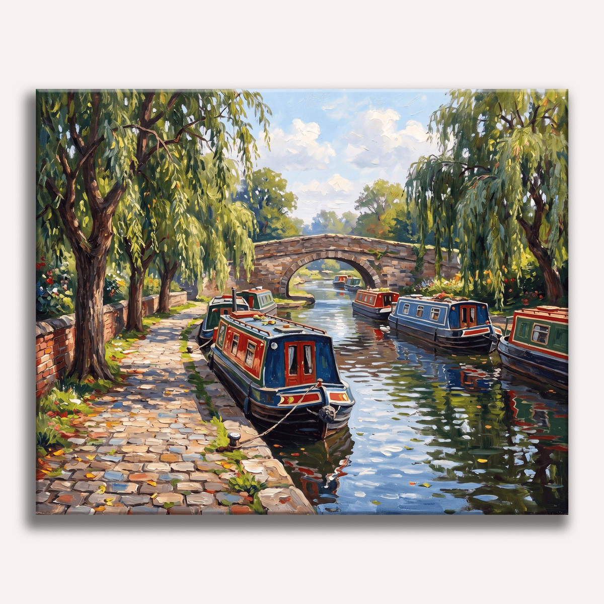 Narrowboat Drift - Number Artist Paint by Numbers Kits