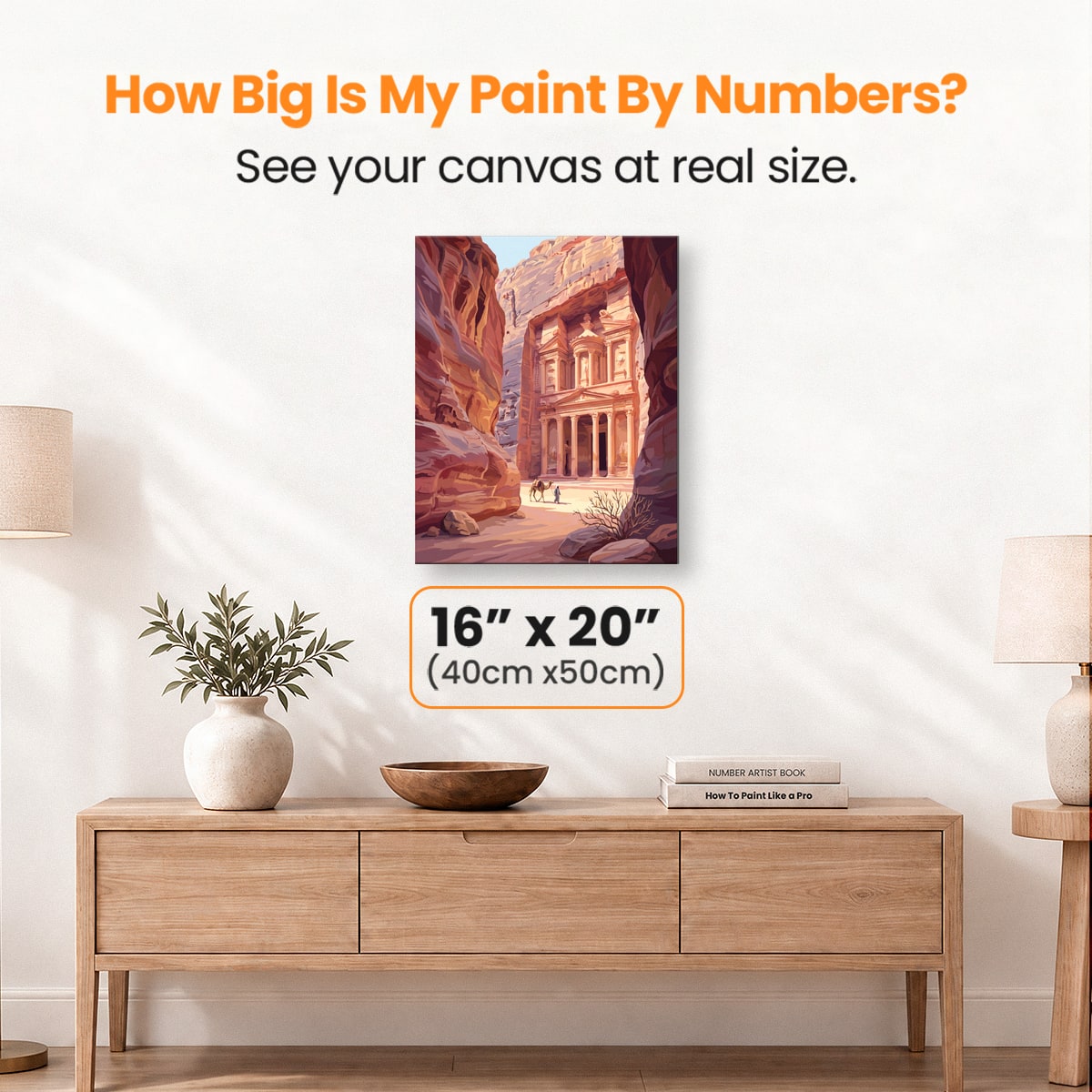 Petra Hidden Treasure - Number Artist Paint by Numbers Kits