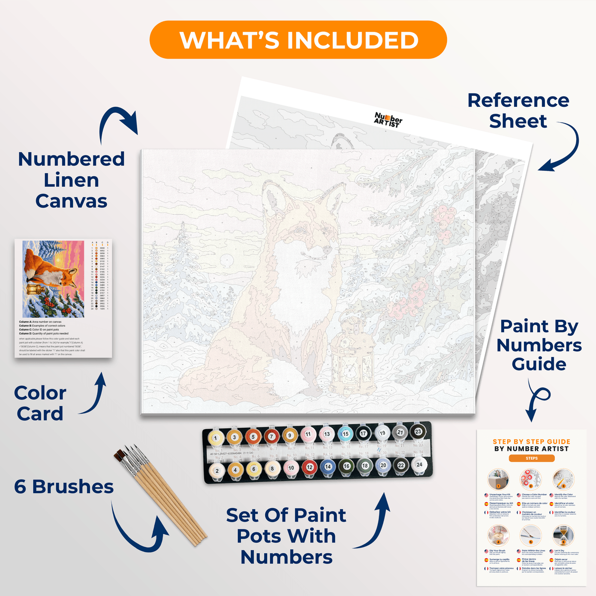 Gentle Wanderer - Number Artist Paint by Numbers Kits