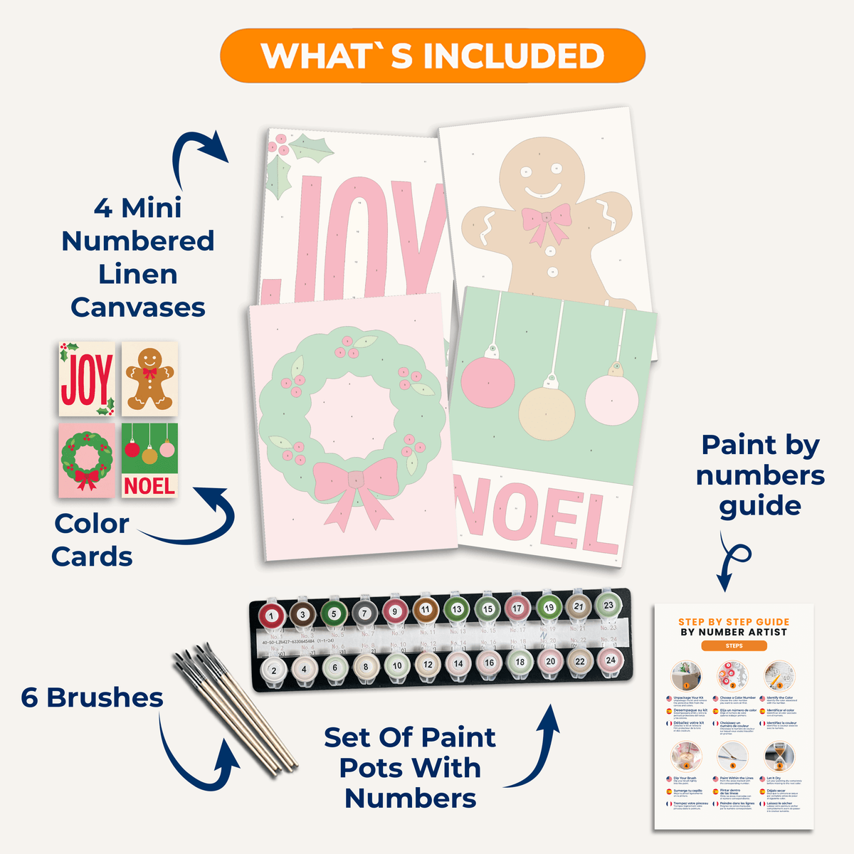 Home for the Holidays - Number Artist Paint by Numbers Kits