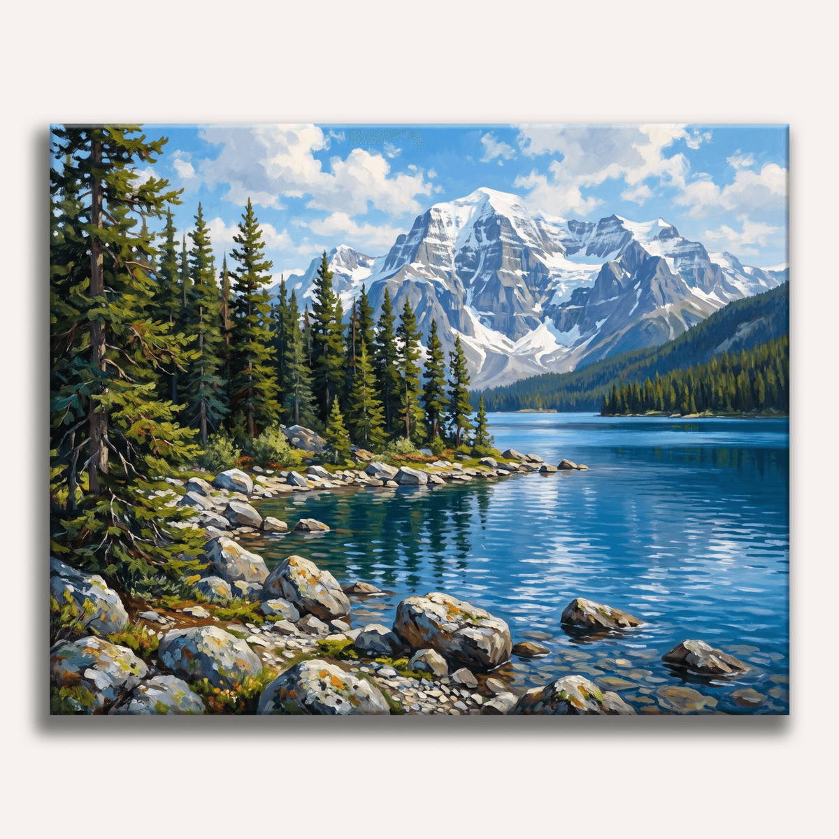 Glacier Calm - Number Artist Paint by Numbers Kits