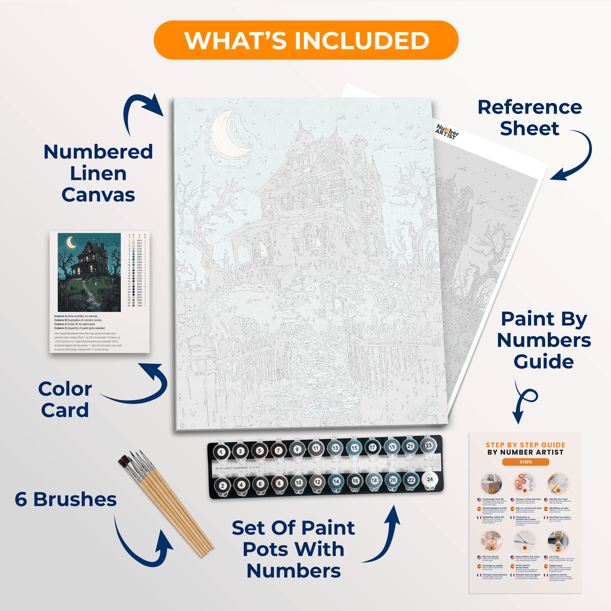 In the image, a hauntingly detailed depiction captures a scene on Halloween night.