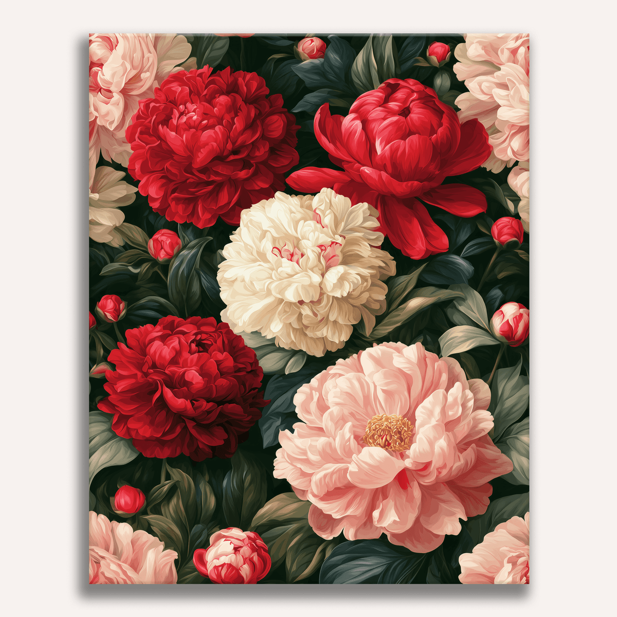 Peony Density - Number Artist Paint by Numbers Kits