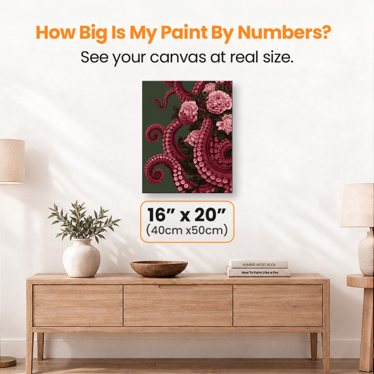 Tentacle Flora - Number Artist Paint by Numbers Kits