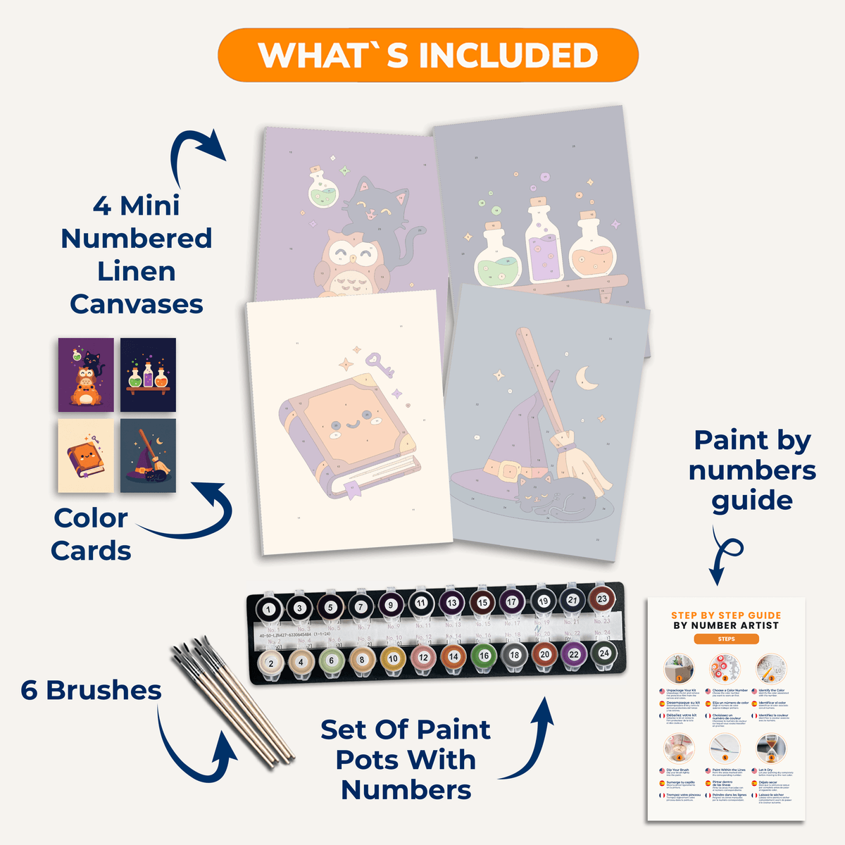 Spooky Secrets - Number Artist Paint by Numbers Kits