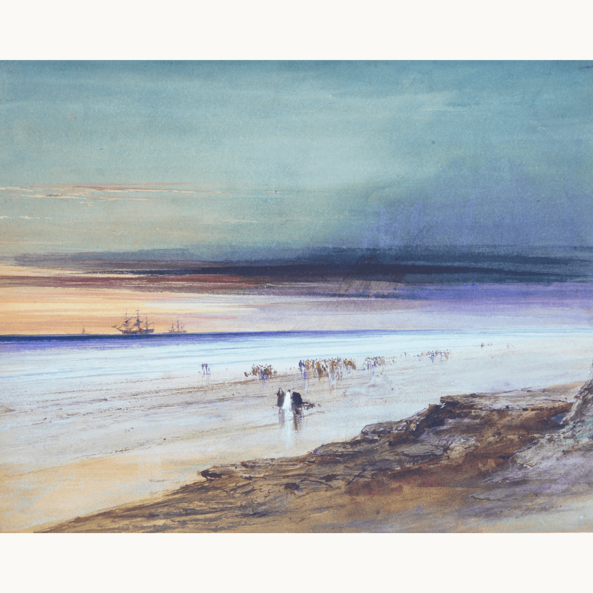 Beach Scene by James Hamilton - Number Artist Paint by Numbers Kits