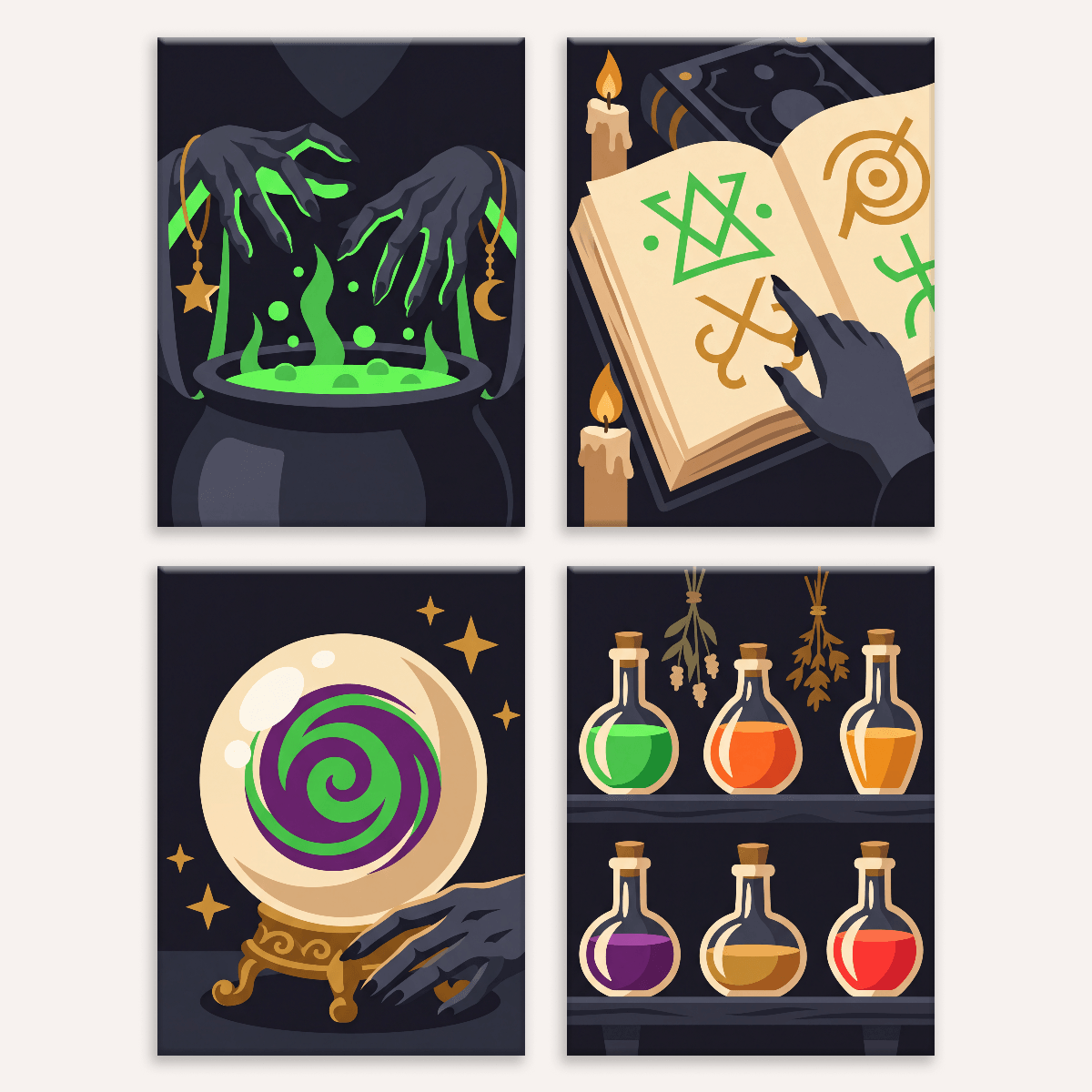 Witch Brew - Number Artist Paint by Numbers Kits