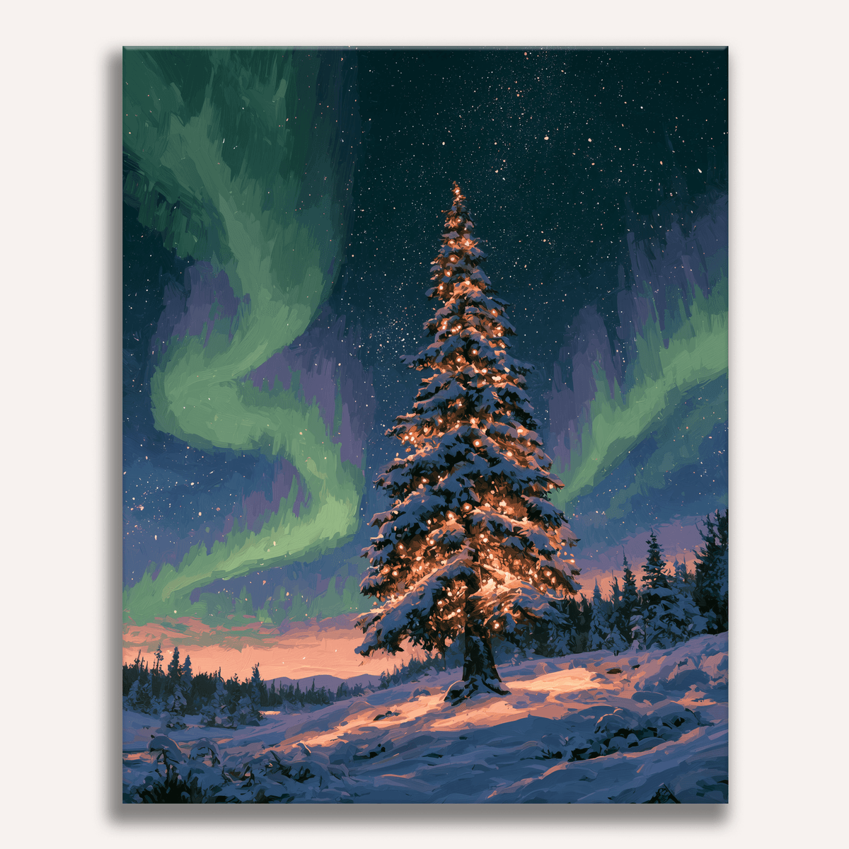 Arctic Glow - Number Artist Paint by Numbers Kits