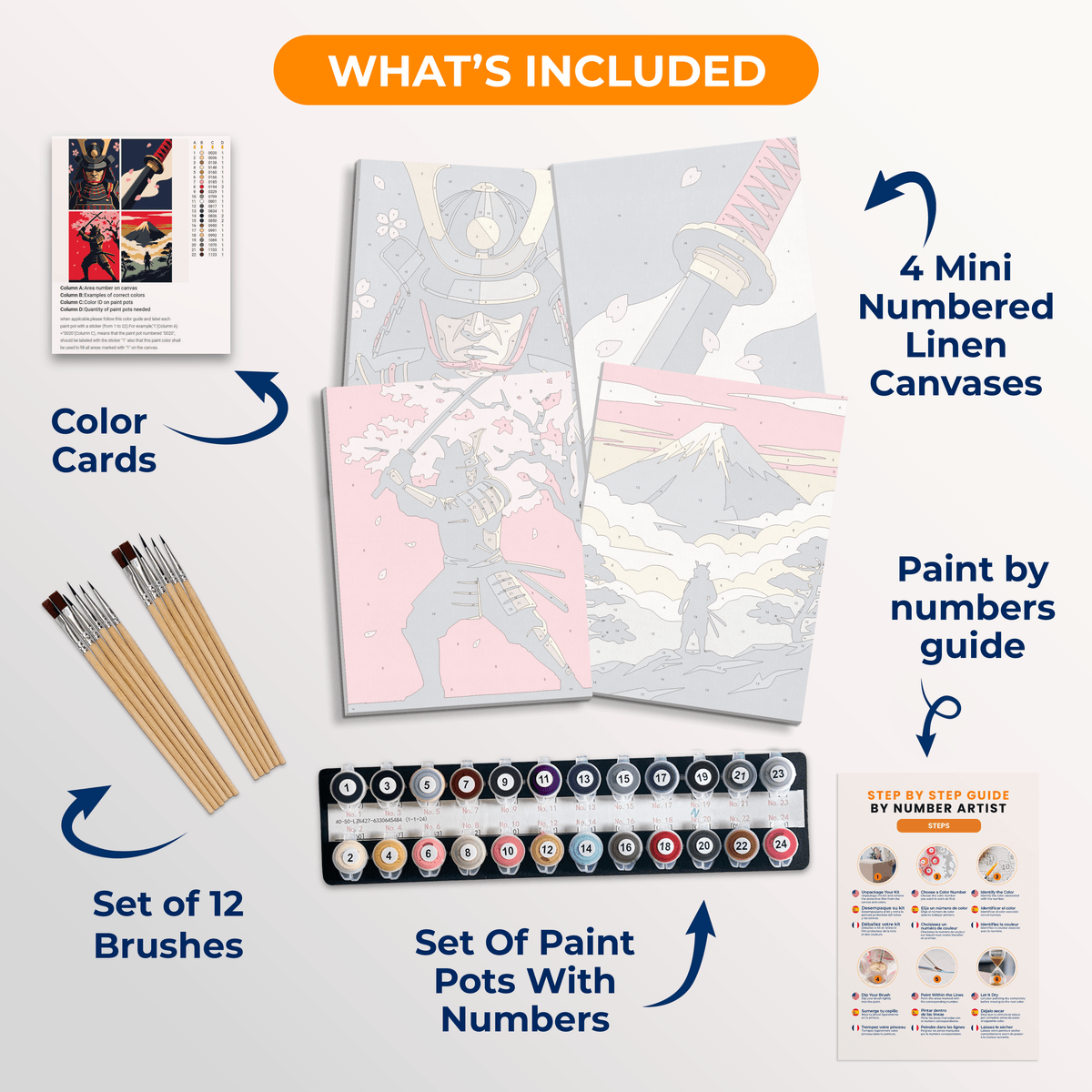 Bushido Path - Number Artist Paint by Numbers Kits