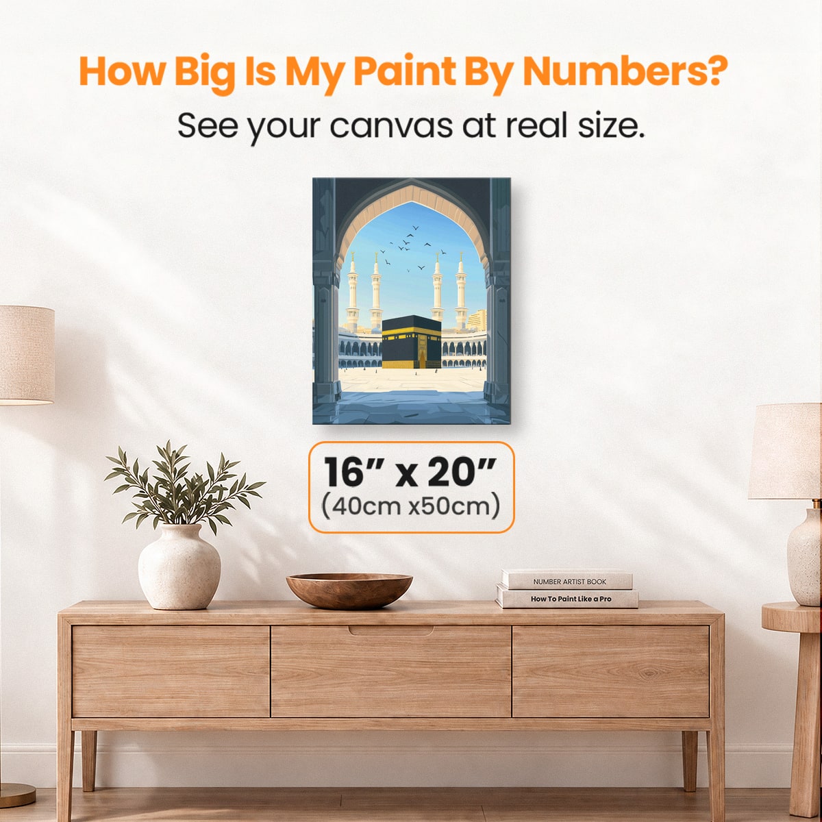 Magnificent Kaaba - Number Artist Paint by Numbers Kits