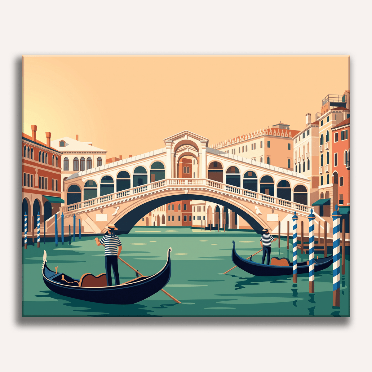 Rialto Morning Calm - Number Artist Paint by Numbers Kits