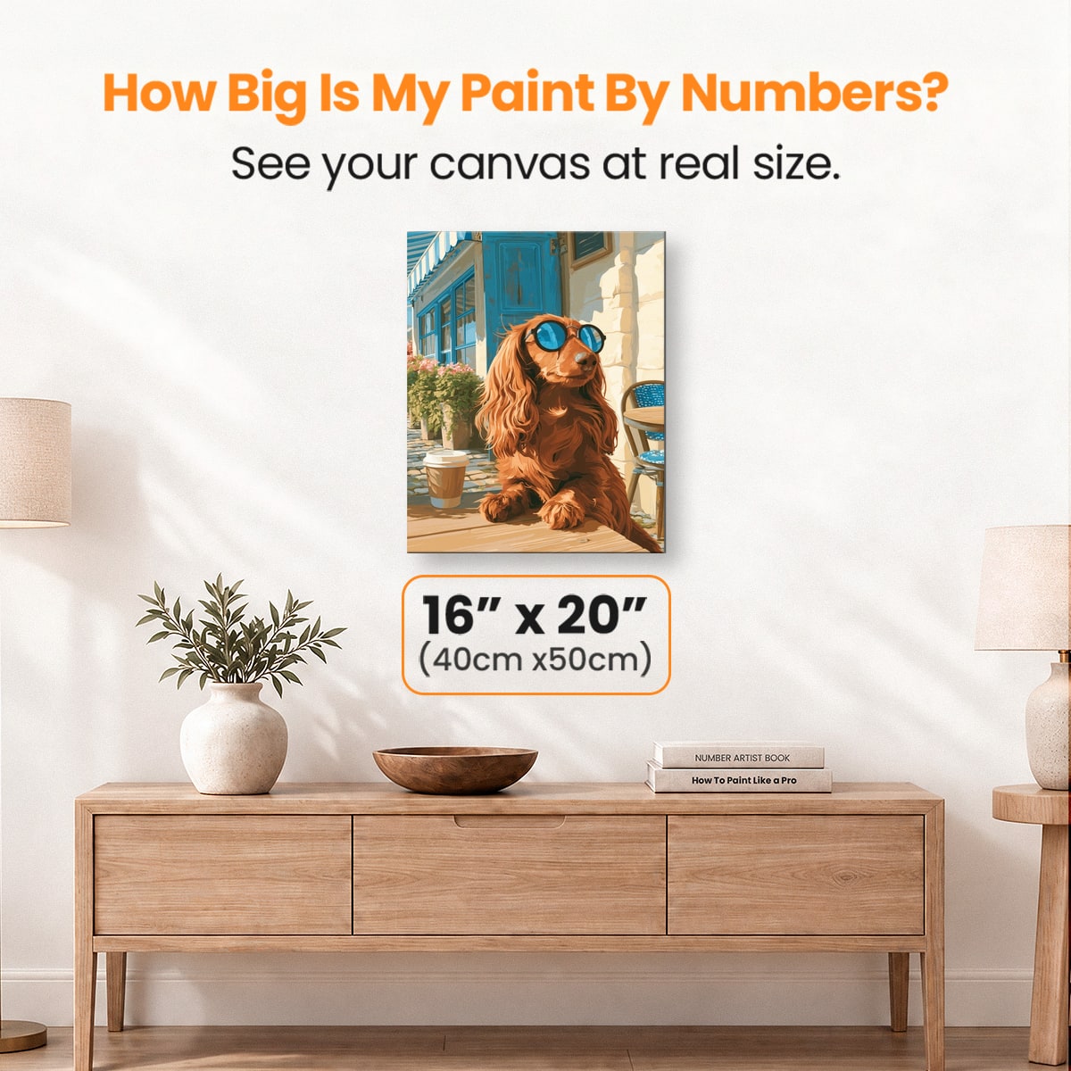 Too Cool for School - Number Artist Paint by Numbers Kits